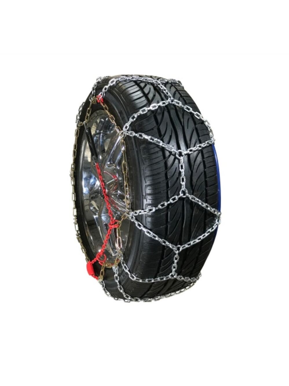 Alpine Premier Passenger Vehicle Car Tire Chain Kit Diamond Pattern Cross Chain